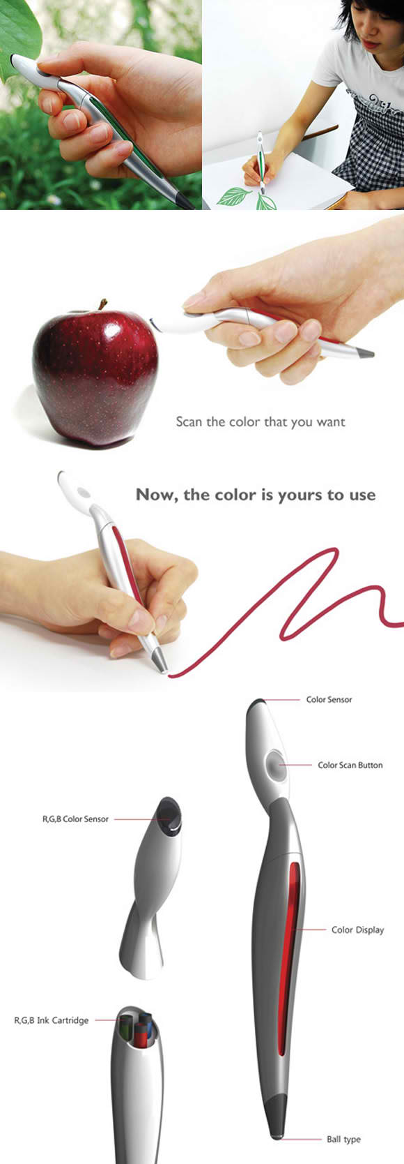 Magic color pen