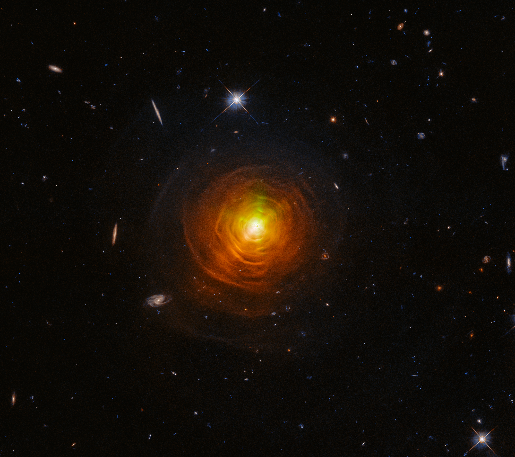 Hubble Celebrates Halloween with a Glowering, Dying Star